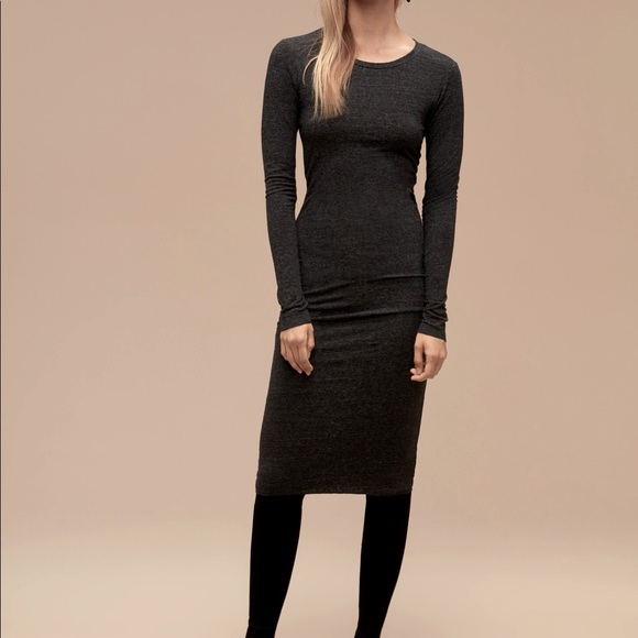 Community (Aritzia) heather grey Skagen dress - Picture 1 of 2